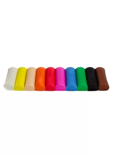   KORES Gyurma, 200 g, 10 pasztell szín, KORES "PLASTILINA"