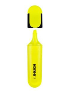 KORES Szövegkiemelő, 0,5-5 mm, KORES, sárga