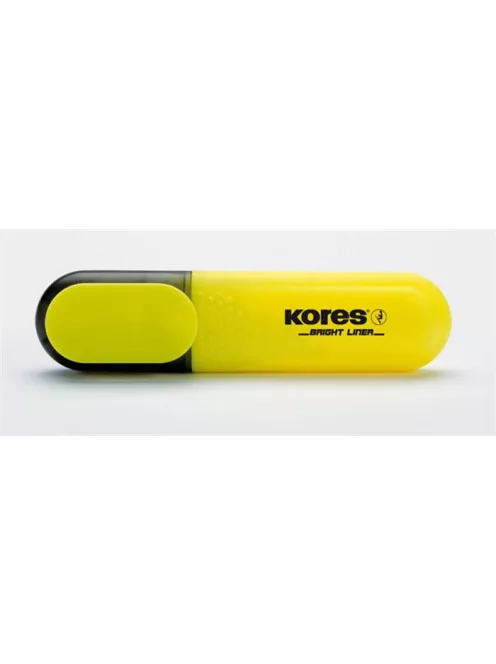 KORES Szövegkiemelő, 0,5-5 mm, KORES, sárga