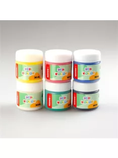   KORES Ujjfesték, KORES "Dedi Kolor", 6 féle szín