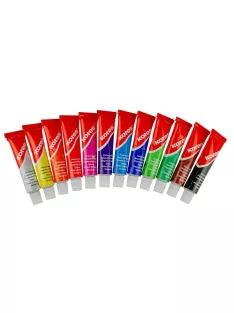 KORES Tempera készlet, 12 ml, KORES, 12 különböző szín