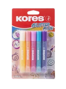 KORES Csillámos ragasztó, pasztell, KORES