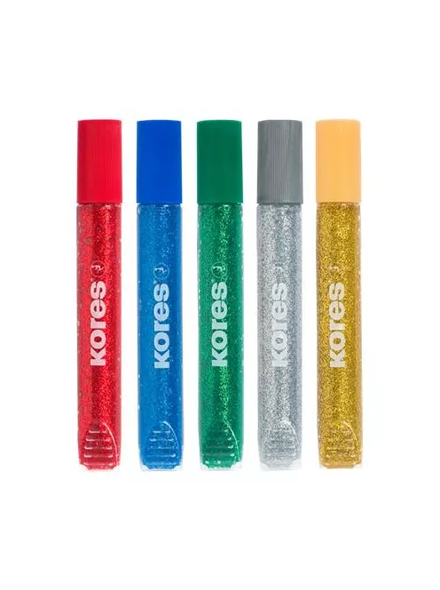 KORES Csillámos ragasztó, pasztell, KORES