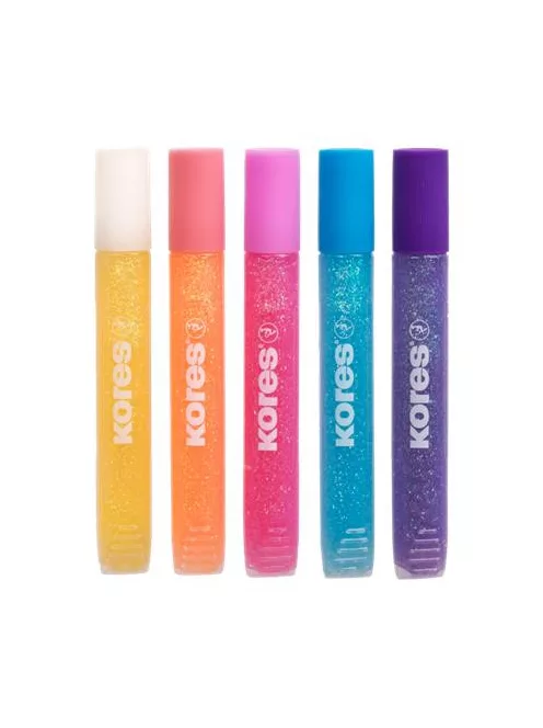 KORES Csillámos ragasztó, pasztell, KORES