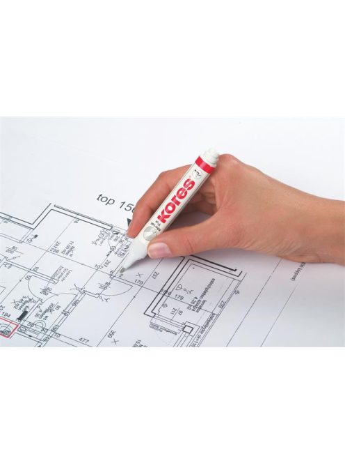 KORES Hibajavító toll, 10 g, KORES "Metal Tip"