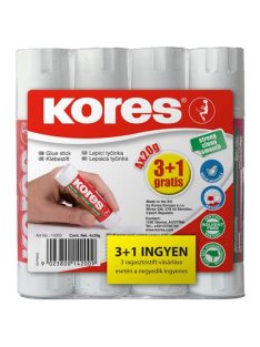 KORES Ragasztóstift, 20 g, 3+1 akciós kiszerelés, KORES