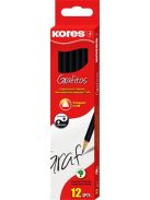 KORES Grafitceruza, HB, háromszögletű, KORES