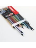 KORES Színes ceruza készlet, háromszögletű, KORES "Kolores Style Metallic", 12 metál szín