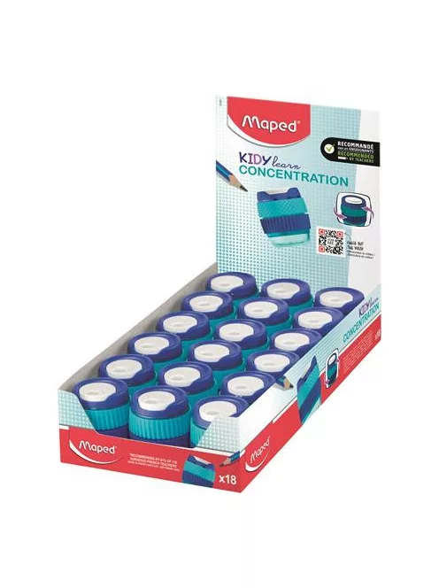 MAPED Hegyező display, egylyukú, tartályos, MAPED "Kidy Learn Concentration"