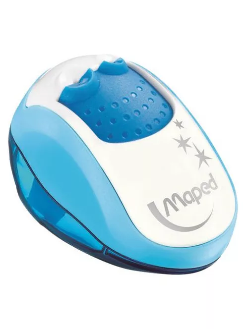 MAPED Hegyező, kétlyukú, tartályos, MAPED "Clean", vegyes színek