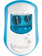 MAPED Hegyező, kétlyukú, tartályos, MAPED "Clean", vegyes színek