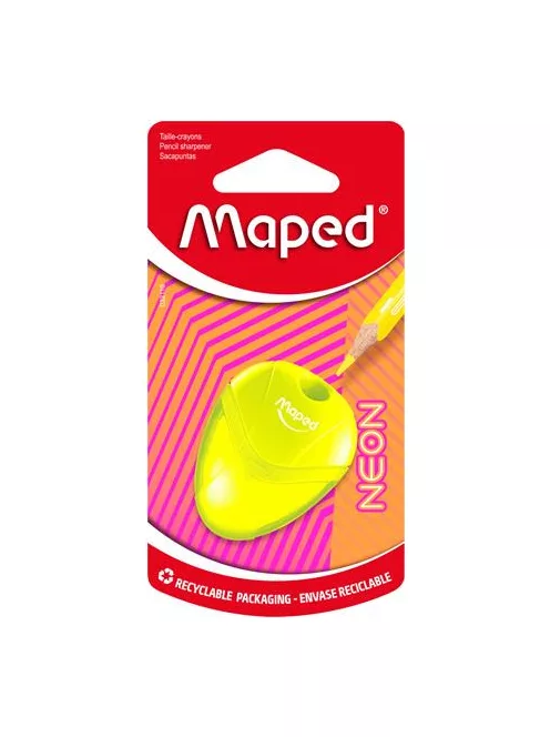 MAPED Hegyező, egylyukú, tartályos, MAPED "I-Gloo Neon", vegyes színek