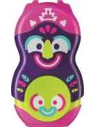 MAPED Hegyező és radír, egylyukú, tartályos, MAPED "Fancy", vegyes színek