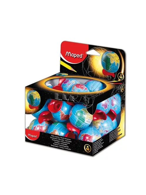 MAPED Hegyező display, egylyukú, tartályos, MAPED "Globe"