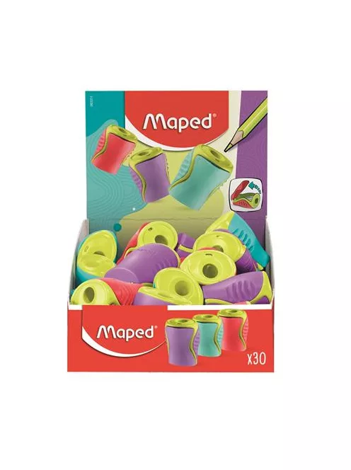 MAPED Hegyező display, egylyukú, tartályos, MAPED "Boogy", vegyes színek