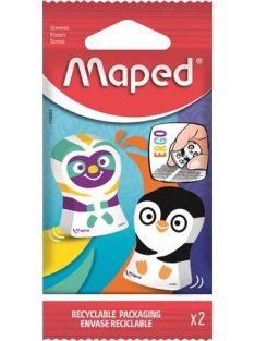   MAPED Radír, vegyes minták, MAPED "Ergo Fun Multicolor"