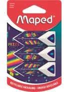 MAPED Radír, MAPED "Pixel Party Pyramid ", 3 darab