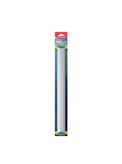 MAPED Vonalzó, alumínium, 40 cm, MAPED "Protect System"