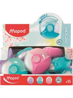   MAPED Radír display, MAPED "Zenoa Plus", pasztell színek