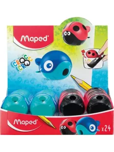   MAPED Hegyező display, egylyukú, tartályos, MAPED "Croc Croc Easy", katica és bálna, vegyes formák