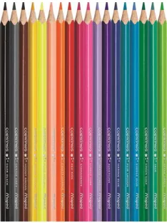   MAPED Színes ceruza készlet, háromszögletű, MAPED "Color'Peps Star", 18 különböző szín