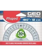 MAPED Szögmérő, műanyag, 180°, MAPED "Geometric"