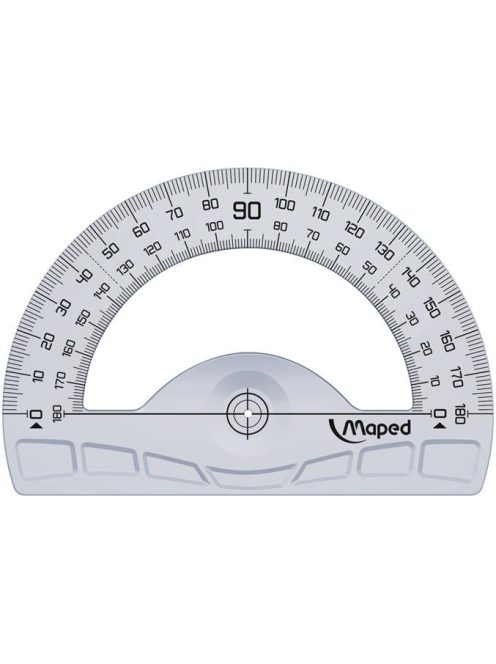 MAPED Szögmérő, műanyag, 180°, MAPED "Geometric"