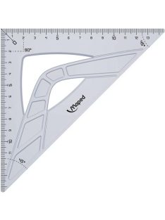   MAPED Háromszög vonalzó, műanyag, 45°, 14 cm, MAPED "Geometric"