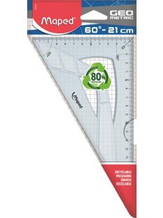   MAPED Háromszög vonalzó, műanyag, 60°, 20 cm, MAPED "Geometric"