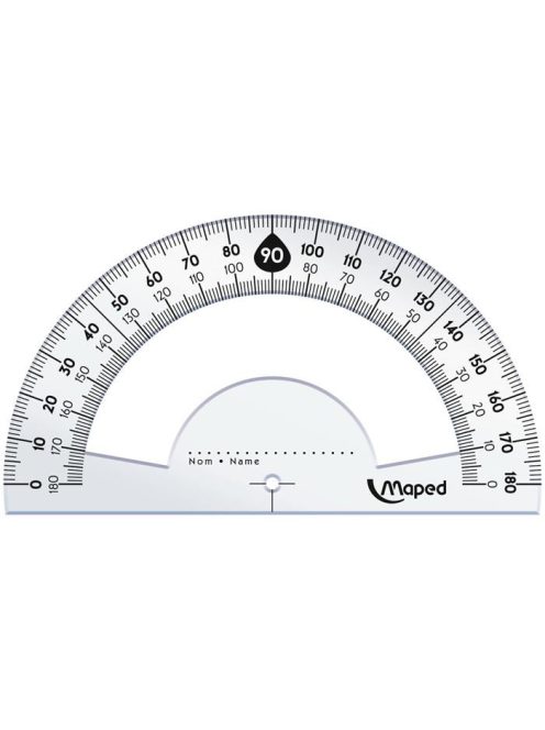 MAPED Vonalzókészlet, kicsi, műanyag, 4 darabos, MAPED "Start"