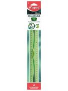 MAPED Vonalzó, műanyag, hajlítható, 30 cm, leszorítóval, MAPED "Flex"