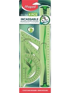   MAPED Vonalzókészlet, műanyag, hajlítható, 4 darabos, MAPED "Flex"