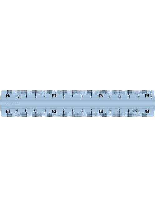 MAPED Vonalzó, műanyag, törhetetlen, 15 cm, MAPED "Study Unbreakable", vegyes színek
