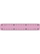 MAPED Vonalzó, műanyag, törhetetlen, 15 cm, MAPED "Study Unbreakable", vegyes színek