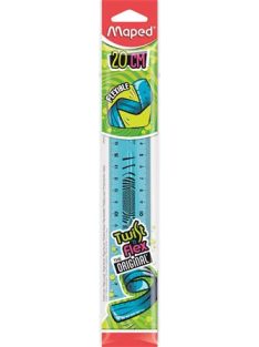   MAPED Vonalzó, műanyag, törhetetlen, 20 cm, MAPED "Twist'n Flex"