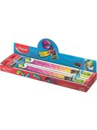 MAPED Vonalzó, műanyag, 30 cm, MAPED "Twist'n Flex Decor"