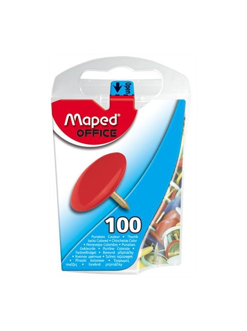 MAPED Rajzszeg, 100 db-os, MAPED, színes