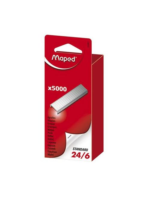 MAPED Tűzőkapocs, 24/6, MAPED