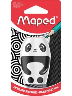  MAPED Hegyező, egylyukú, tartályos, MAPED "Shakky Fancy", panda és pingvin, vegyes formák