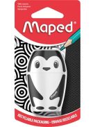 MAPED Hegyező, egylyukú, tartályos, MAPED "Shakky Fancy", panda és pingvin, vegyes formák