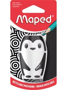   MAPED Hegyező, egylyukú, tartályos, MAPED "Shakky Fancy", panda és pingvin, vegyes formák