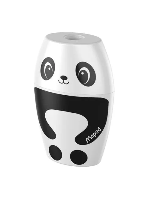 MAPED Hegyező, egylyukú, tartályos, MAPED "Shakky Fancy", panda és pingvin, vegyes formák