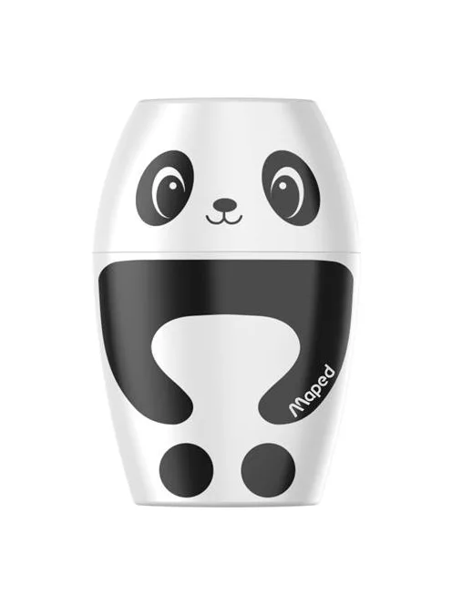 MAPED Hegyező, egylyukú, tartályos, MAPED "Shakky Fancy", panda és pingvin, vegyes formák