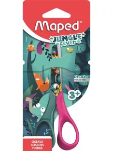   MAPED Olló, óvodai, 12 cm, MAPED "Jungle Fever Vivo", vegyes színek