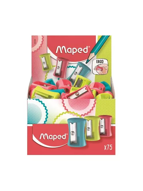 MAPED Hegyező display, egylyukú, MAPED "Vivo", vegyes színek