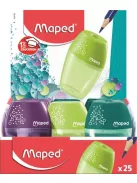 MAPED Hegyező display, egylyukú, tartályos, MAPED "Shaker", vegyes színek