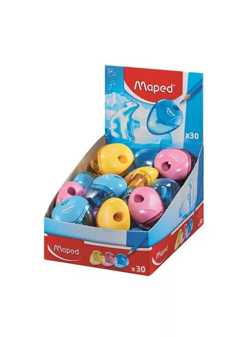 MAPED Hegyező display, egylyukú, tartályos, MAPED "I-Gloo", vegyes színek