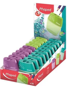   MAPED Hegyező display, kétlyukú, tartályos, MAPED "Shaker", vegyes színek