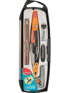   MAPED Körző készlet, 5 darabos, MAPED "Metal Open", vegyes színek