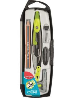   MAPED Körző készlet, 5 darabos, MAPED "Metal Open", vegyes színek